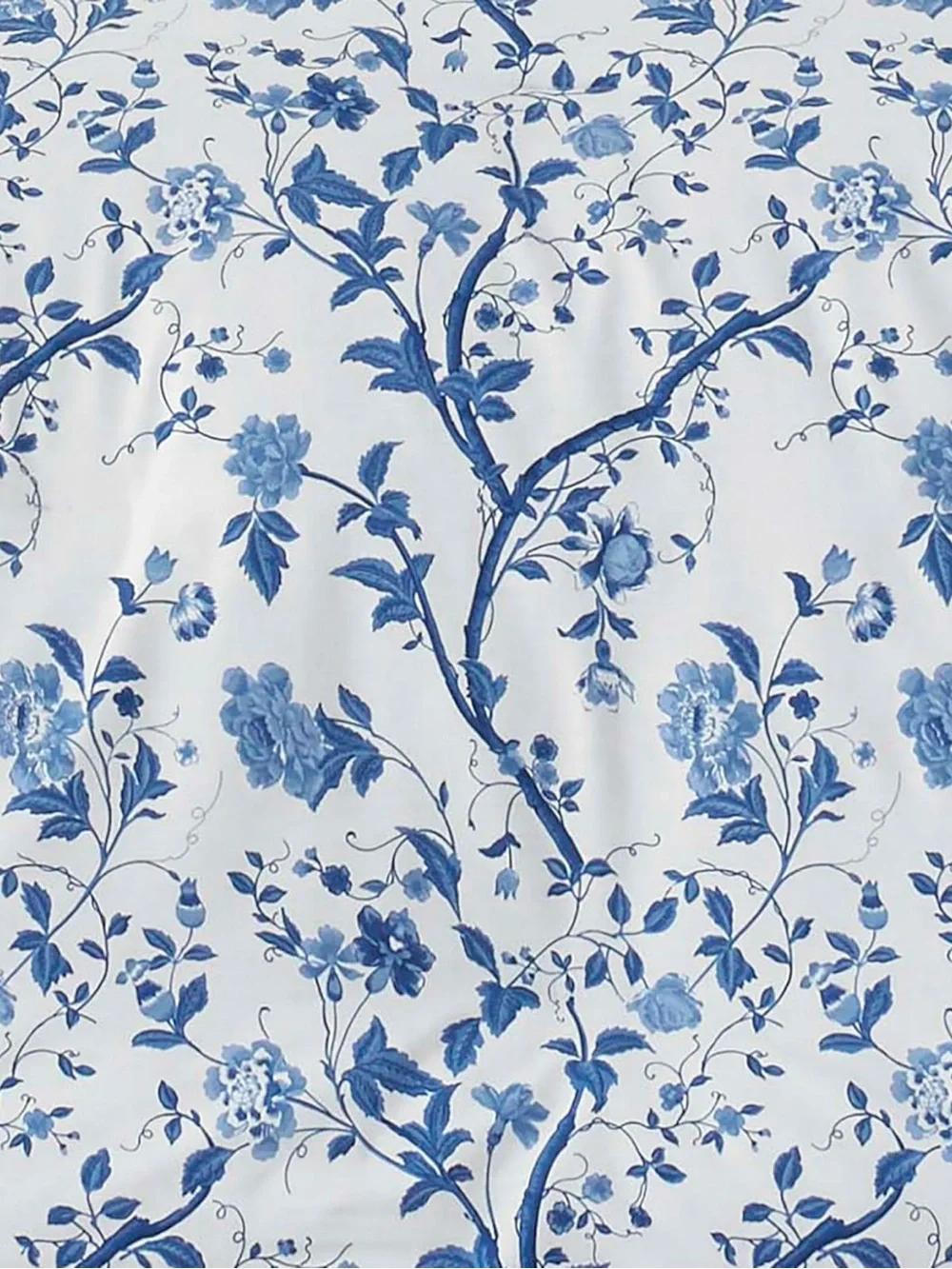 Laura Ashley King Blue Floral Duvet Cover Set